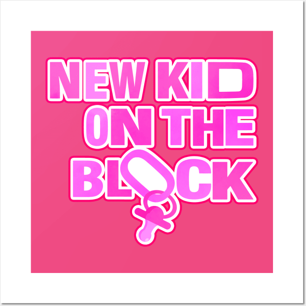 NEW KID (GIRL) ON THE BLOCK Wall Art by KIMIDIGI